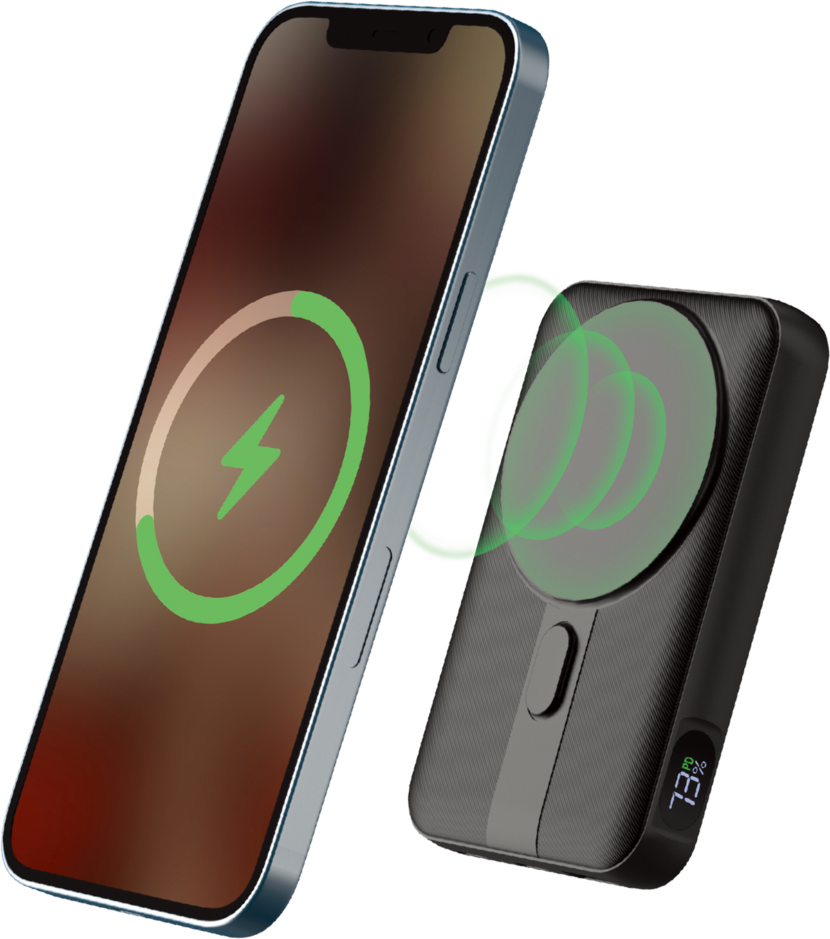 10000 mAh 20+22.5W MAGNETIC WIRELESS CHARGING POWER BANK PN-888