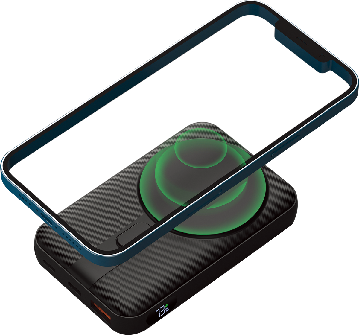 10000 mAh 20+22.5W MAGNETIC WIRELESS CHARGING POWER BANK PN-888