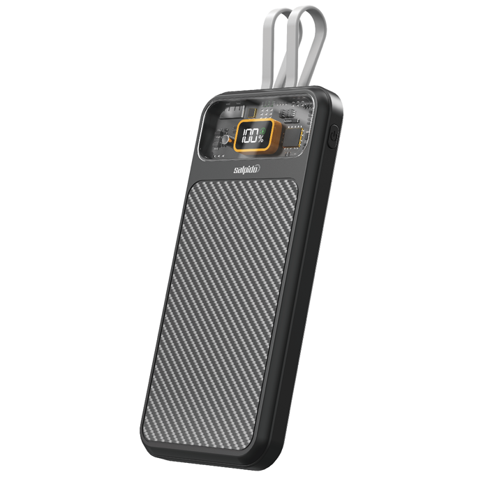 10,000 mAH With Type-C & Lightning Dual cable | PB-133