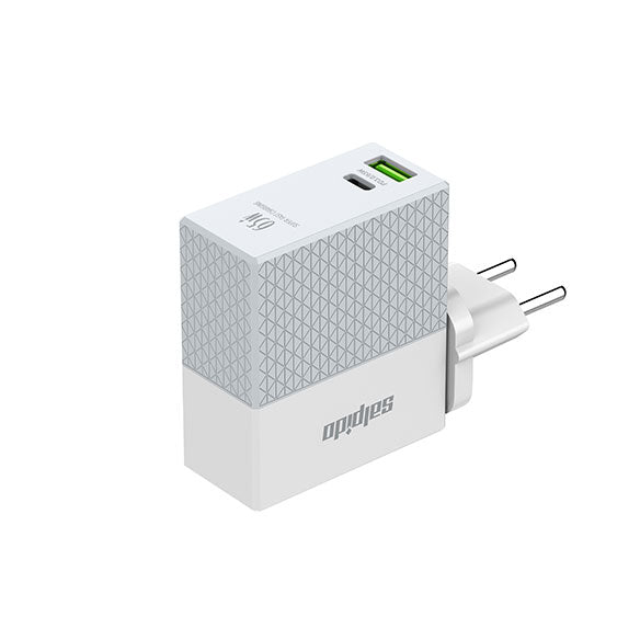 65W PD Mini Quick Charge USB C+A |  GD-WC07