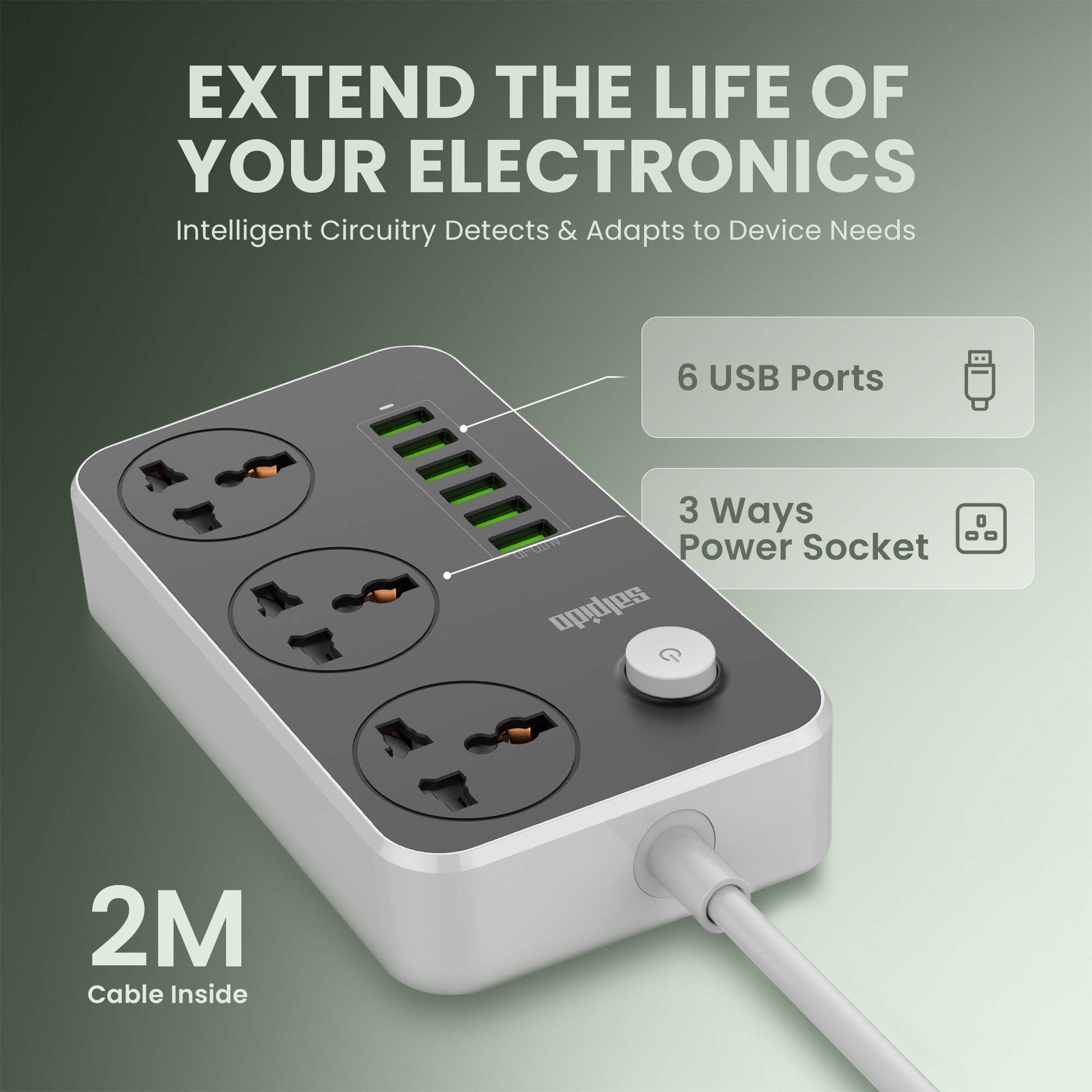 Salpido WC-08 surge protection extends electronics life