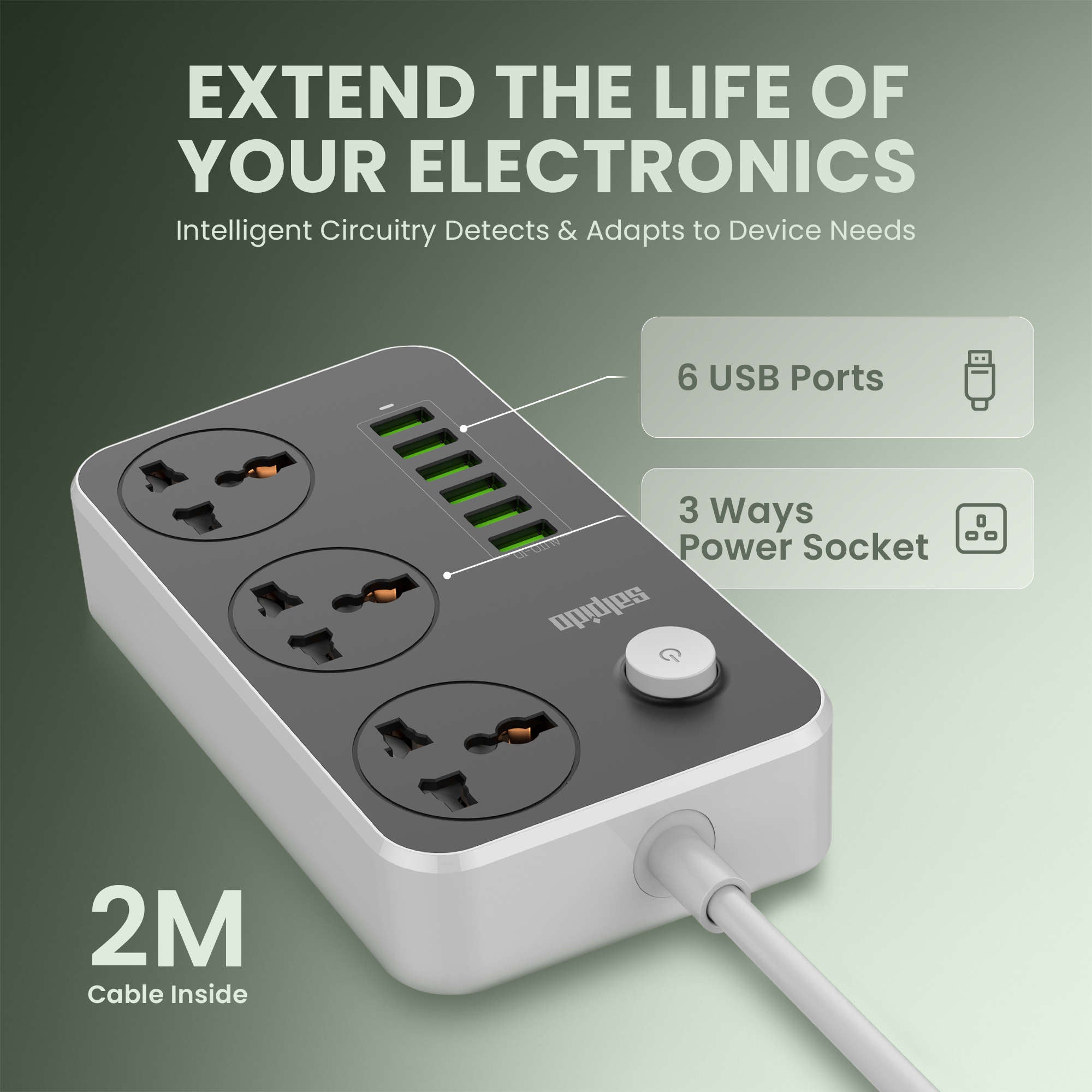 Salpido WC-08 surge protection extends electronics life