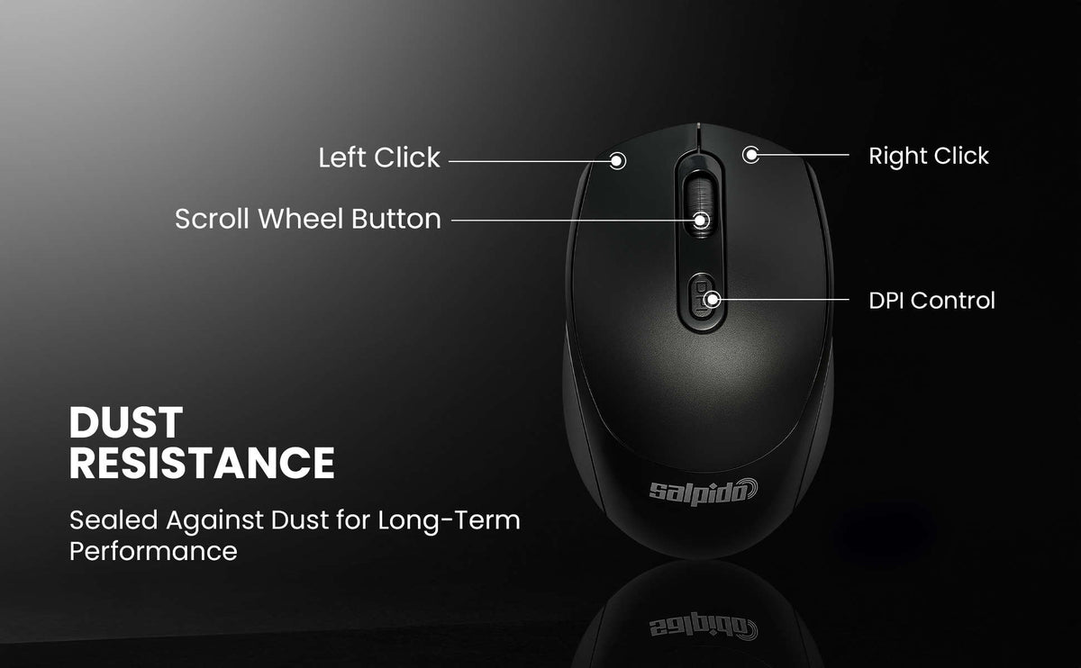 Salpido SAL-BTM4 — Wireless Bluetooth Mouse mobile A+ image 2