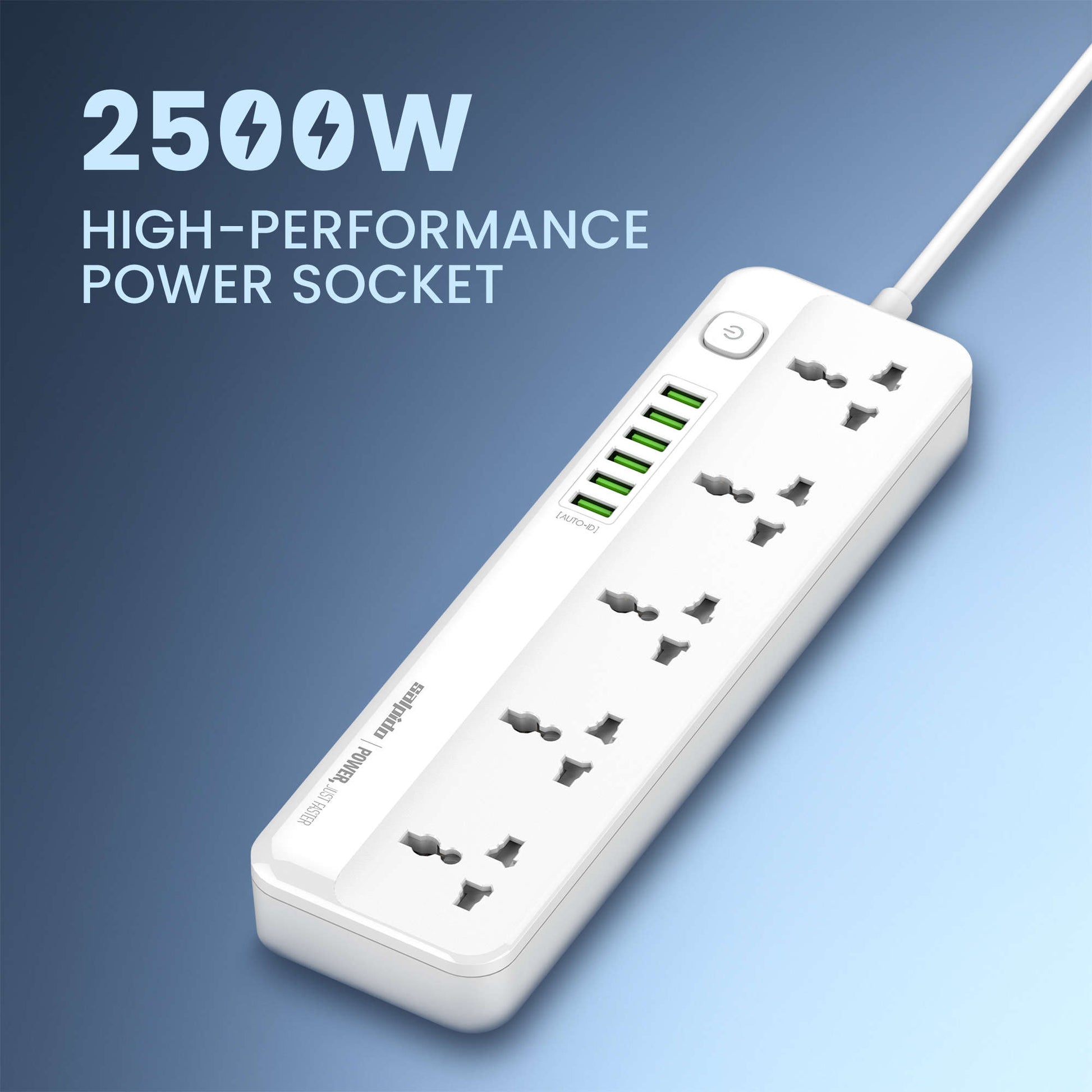 Salpido WC-09 extension board 2500W rating