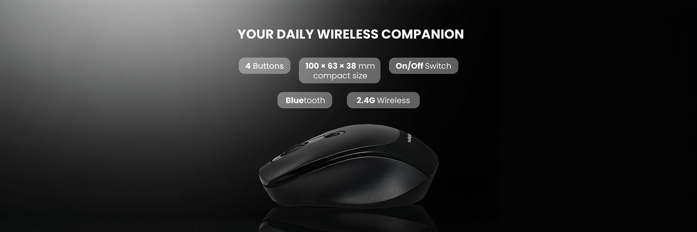 Salpido SAL-BTM4 — Wireless Bluetooth Mouse desktop A+ image 3