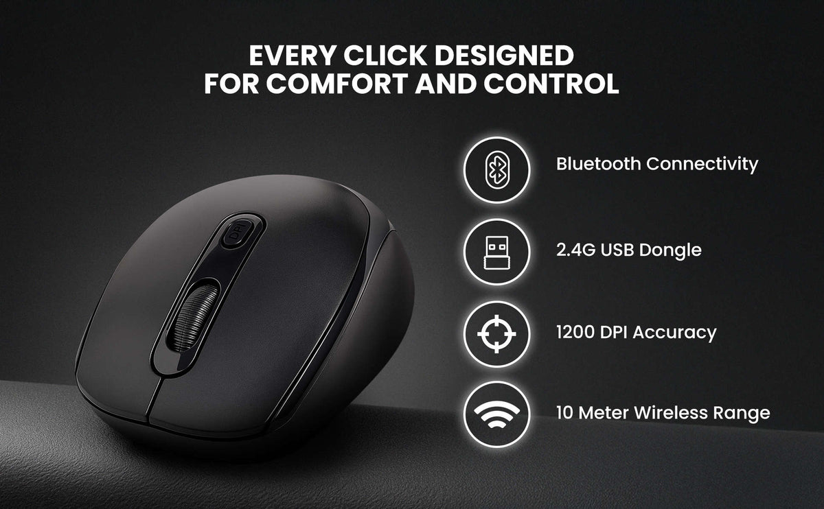 Salpido SAL-BTM4 — Wireless Bluetooth Mouse mobile A+ image 4
