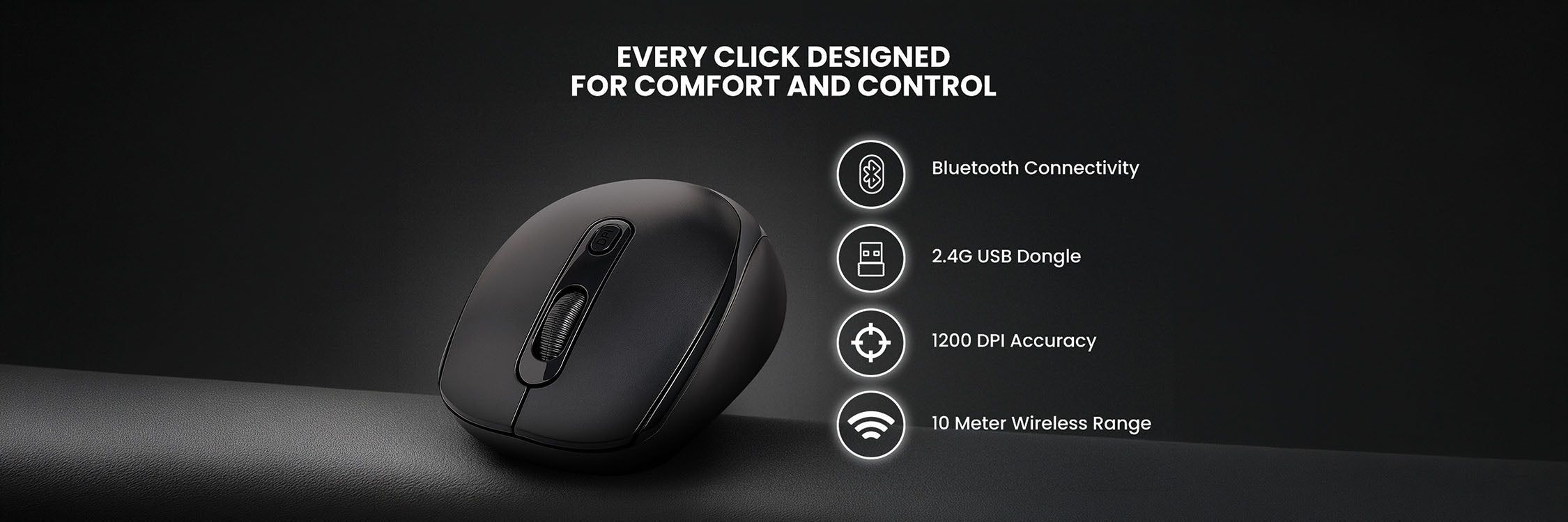 Salpido SAL-BTM4 — Wireless Bluetooth Mouse desktop A+ image 4