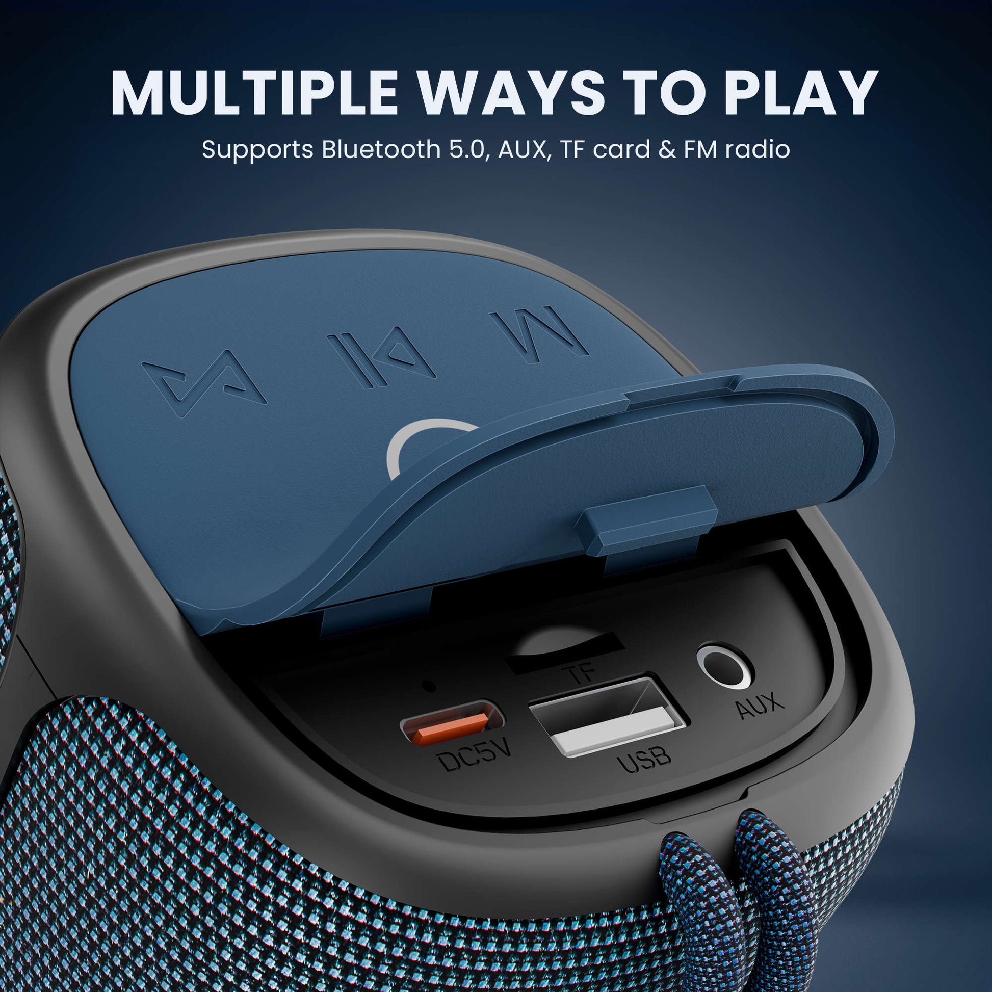 Salpido Arrado 5 Bluetooth, AUX and USB playback options