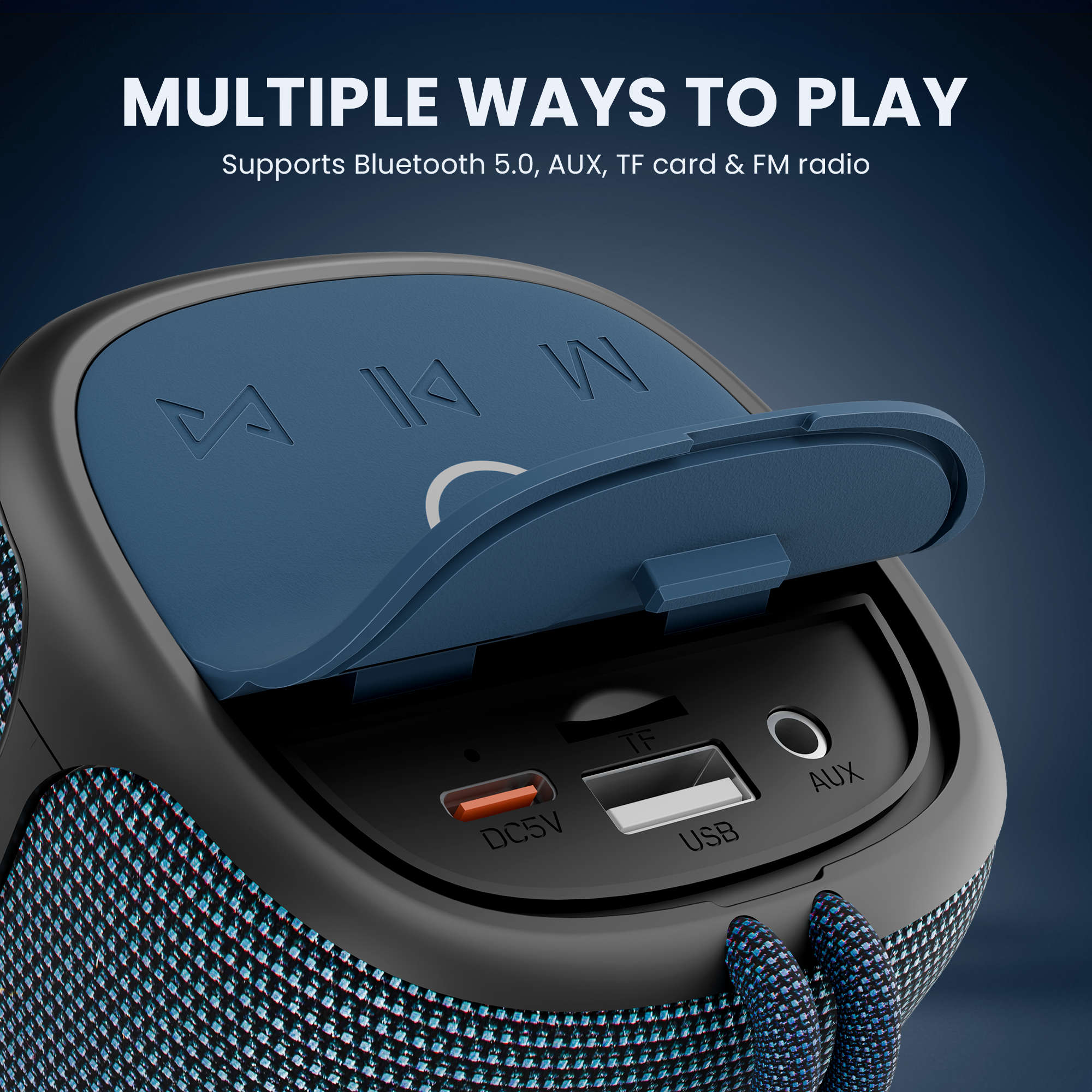 Salpido Arrado 5 Bluetooth, AUX and USB playback options