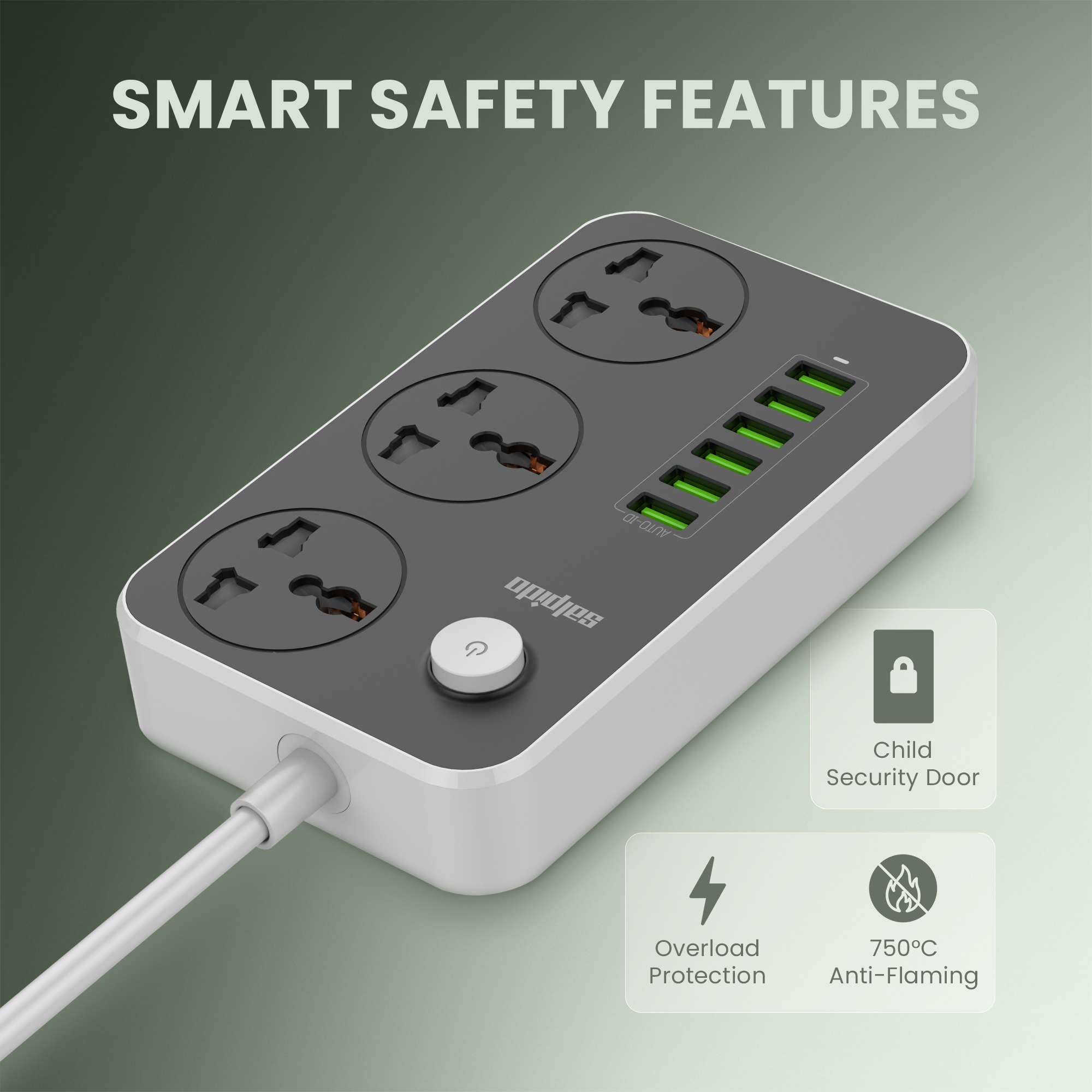 Salpido WC-08 smart safety features and child shutters