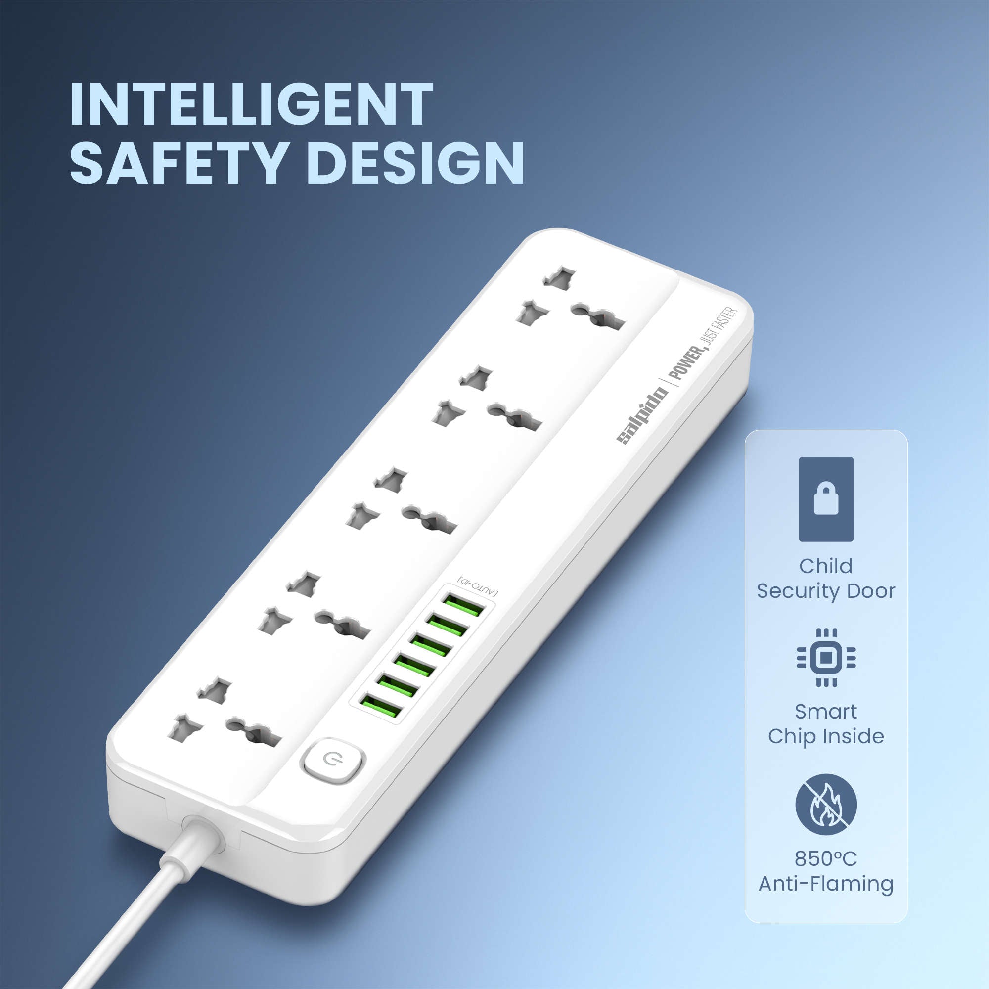 Salpido WC-09 smart safety features and overload protection