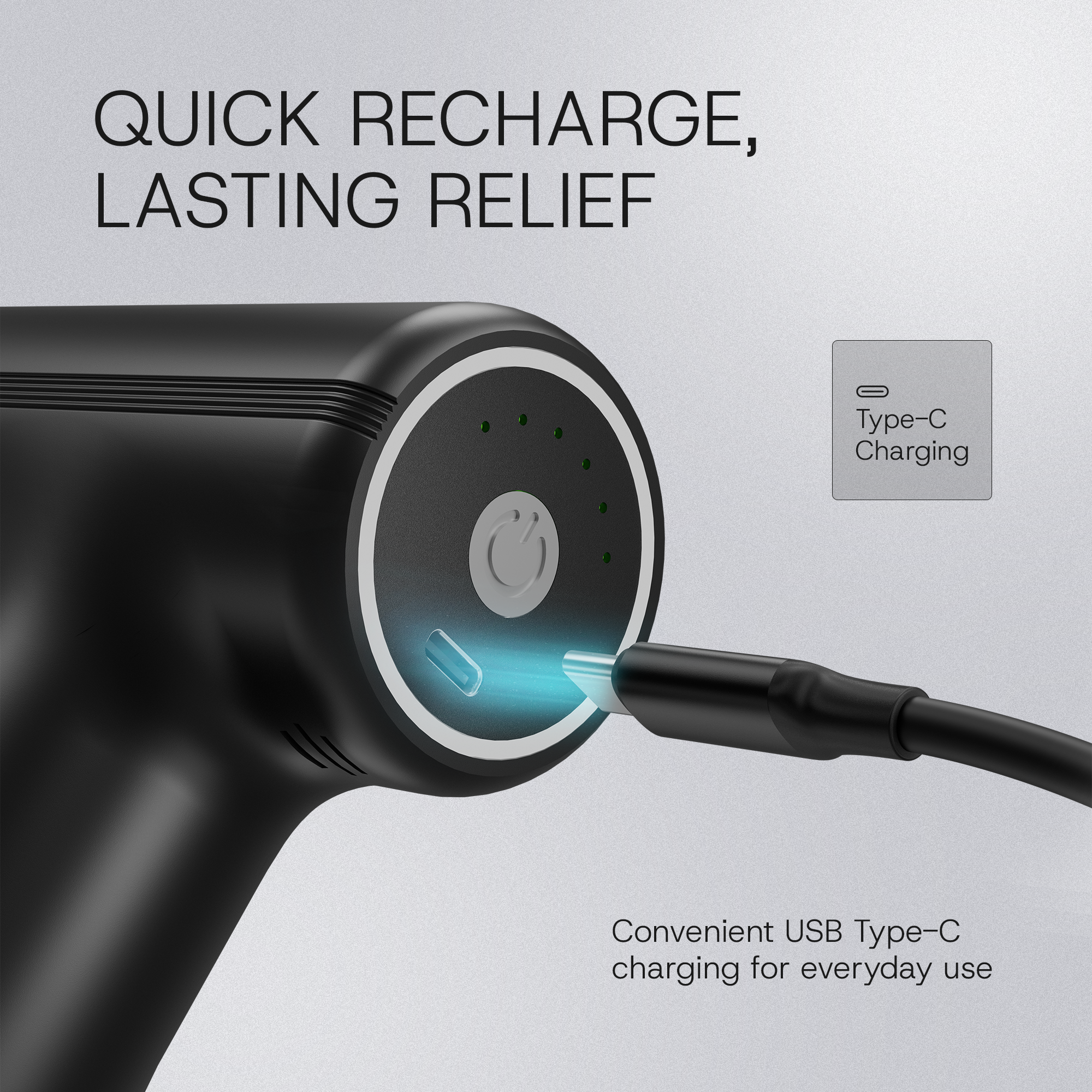 Salpido MG05 Massage Gun – 6-Speed 25W Deep Tissue Muscle Massager