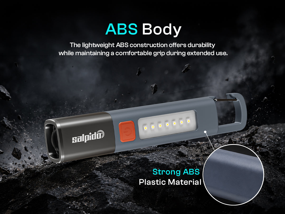 Salpido Vortex FL-03 Rechargeable Dual Light Flashlight – 3 Modes, Type-C mobile A+ image 4