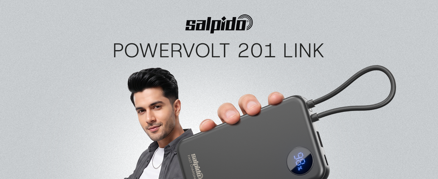 Salpido Powervolt 201 Link — 10000mAh Power Bank desktop A+ image 1