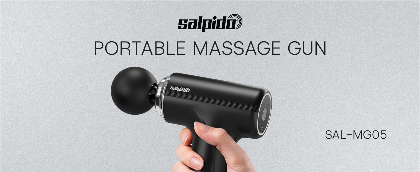 Salpido MG05 Massage Gun – 6-Speed 25W Deep Tissue Muscle Massager desktop A+ image 1