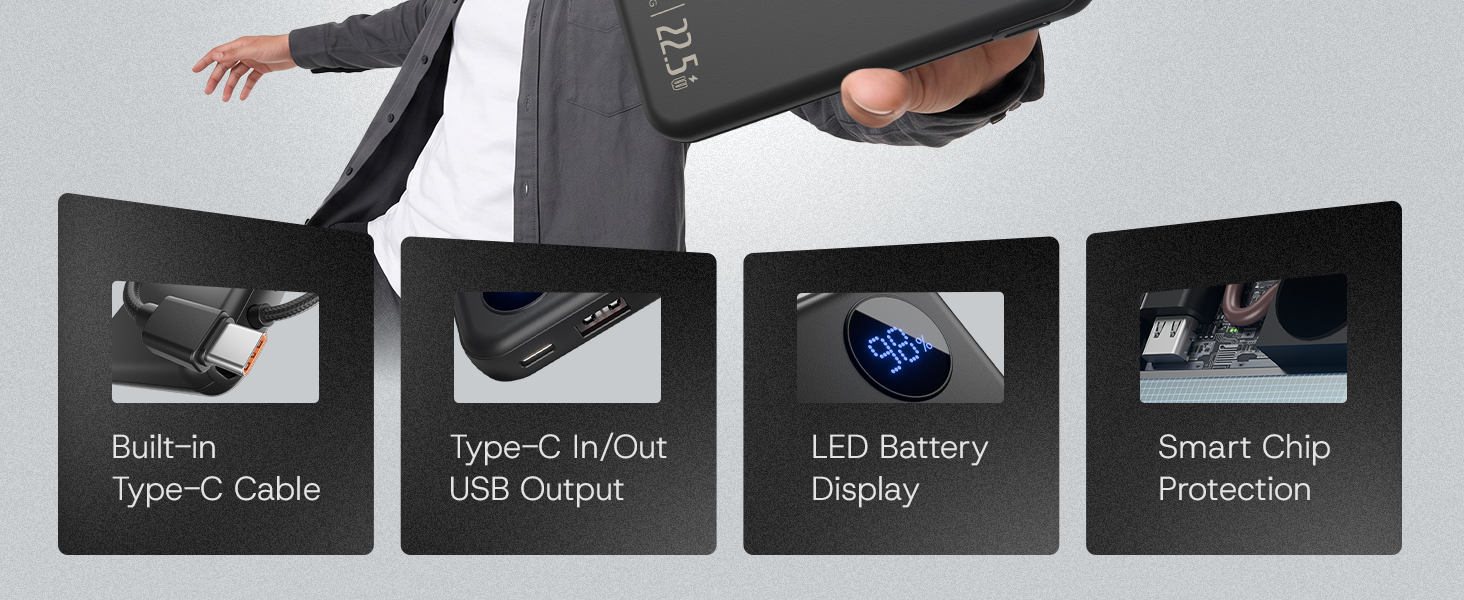 Salpido Powervolt 201 Link — 10000mAh Power Bank desktop A+ image 2