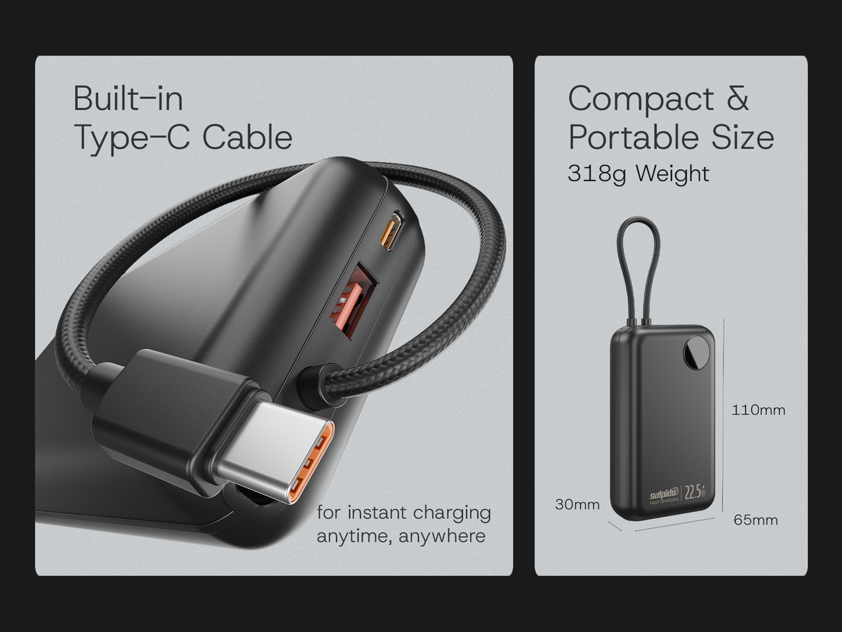 Salpido Powervolt 202 Max — 20000mAh Power Bank mobile A+ image 7