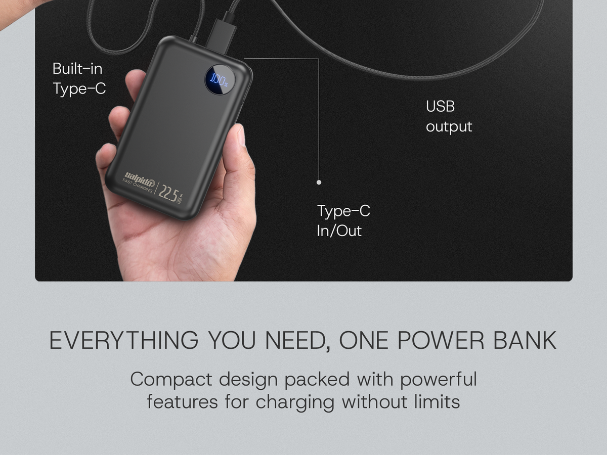 Salpido Powervolt 202 Max — 20000mAh Power Bank mobile A+ image 9