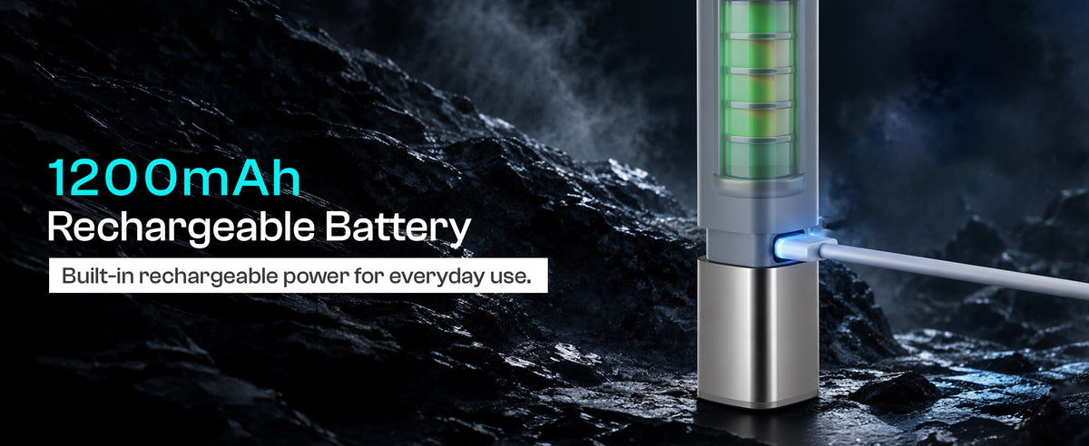Salpido Vortex FL-03 Rechargeable Dual Light Flashlight – 3 Modes, Type-C desktop A+ image 5