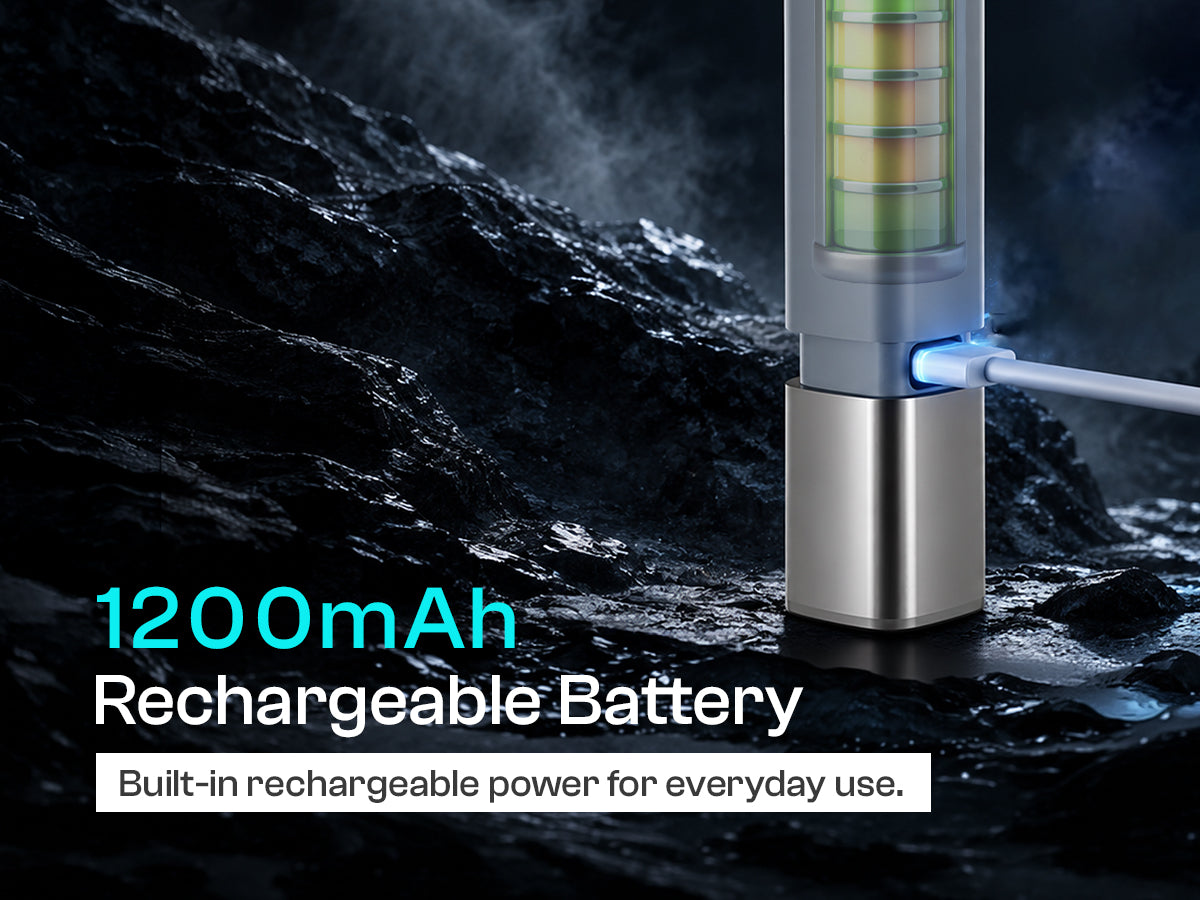 Salpido Vortex FL-03 Rechargeable Dual Light Flashlight – 3 Modes, Type-C mobile A+ image 5