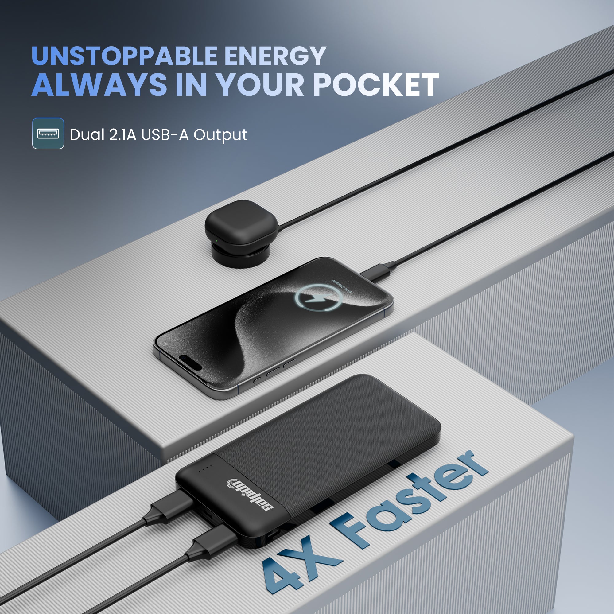 10000 mAh Power Bank Li-ion Polymer battery PN-951