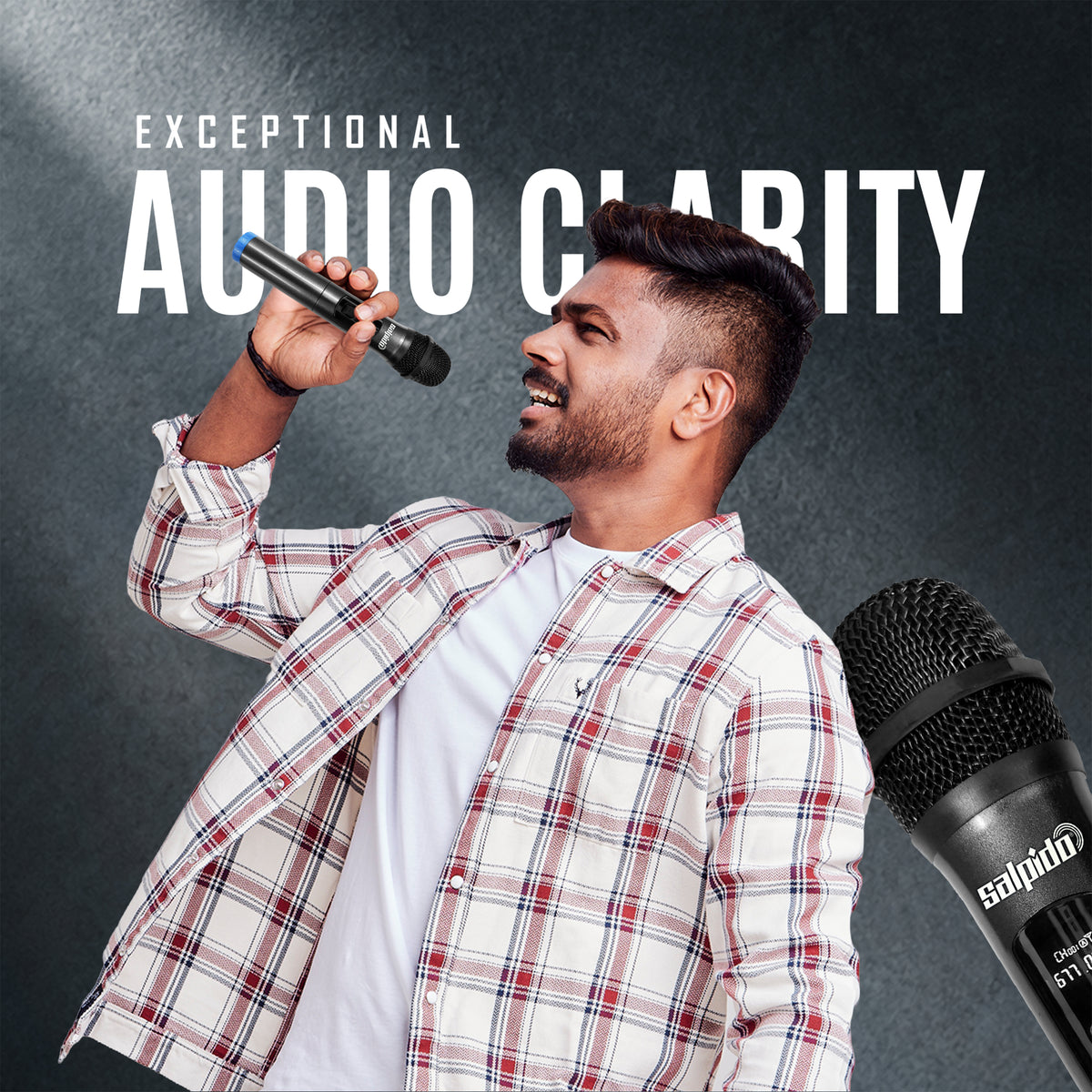 Salpido DWM-03 — UHF Dual Wireless Microphone Set