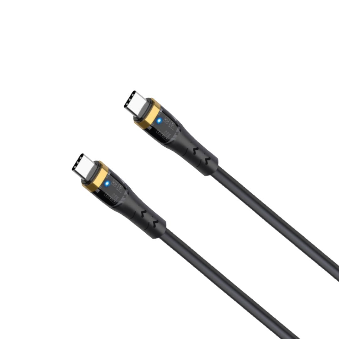 CRYSTAL DUAL QUICK CHARGE , Charge & Sync Fast charging Data cable | SDC 44 C-C