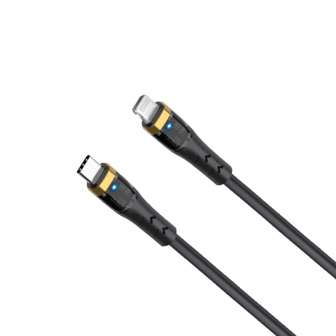 CRYSTAL DUAL QUICK CHARGE , Charge & Sync Fast charging Data cable |SDC 44 C-L