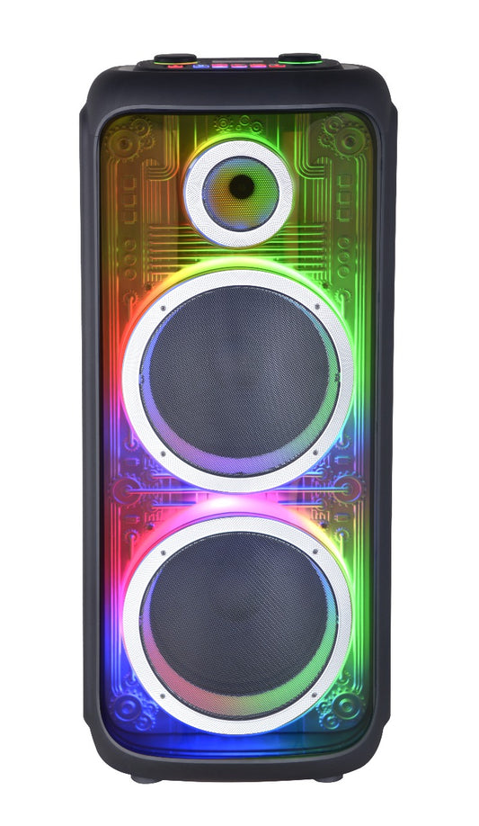 Salpido Party Waves 909 – 180 Watts Cyber-Glow Stereo Wireless Speaker