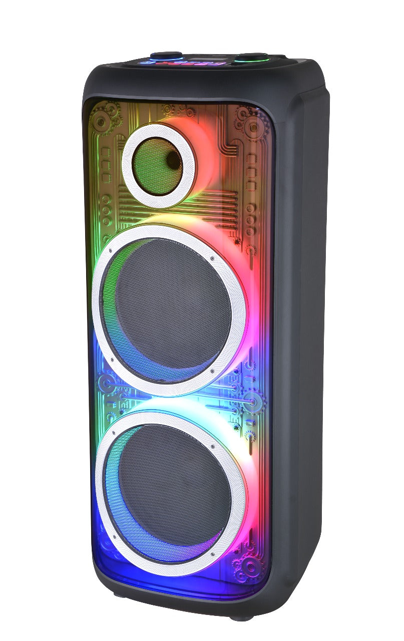 Salpido Party Waves 909 – 180 Watts Cyber-Glow Stereo Wireless Speaker