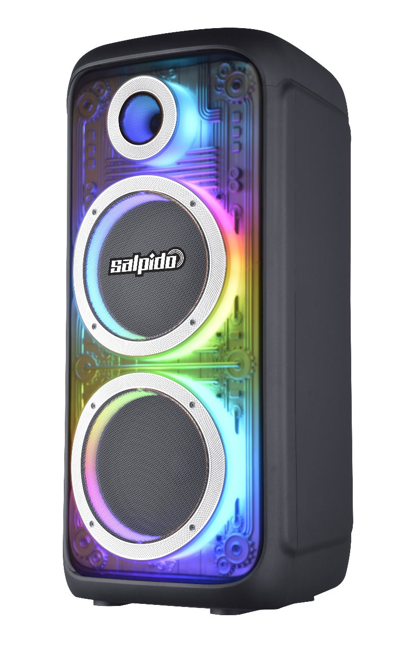Salpido Party Waves 707 – 120 Watts Cyber-Glow Stereo Wireless Speaker