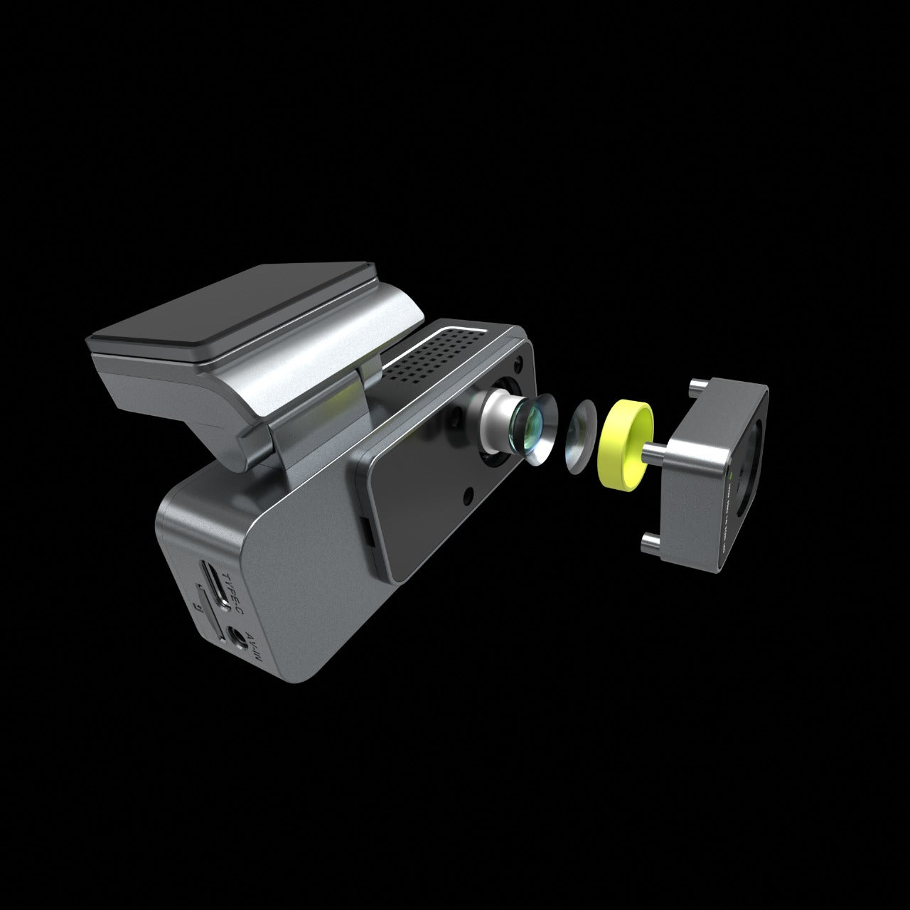 Salpido SAL-CDC100 Dash Camera + Rear Camera