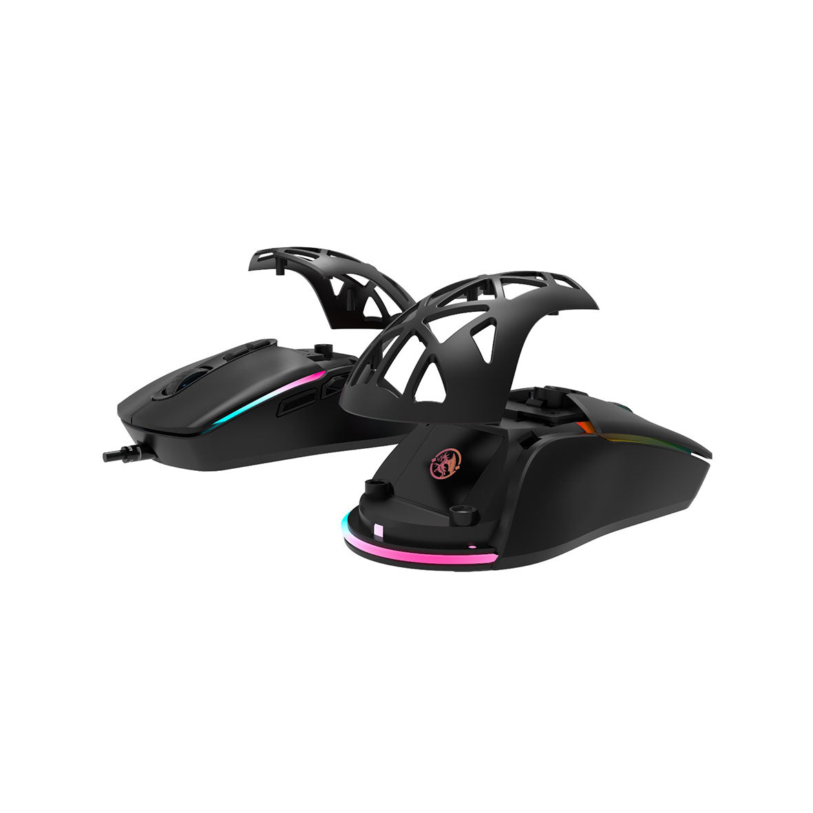 SG-M360 7D Programmable RGB Gaming Mouse With Replaceable Shell