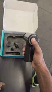 Salpido MG05 massage gun unboxing and use at the gym