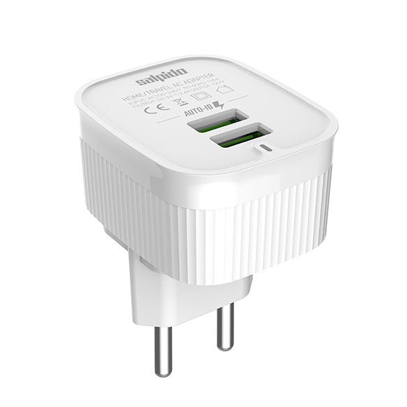 2.4A Dual USB AUTO-ID Fast Charger |  GD-WC02