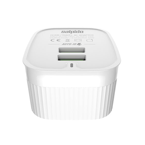 2.4A Dual USB AUTO-ID Fast Charger |  GD-WC02