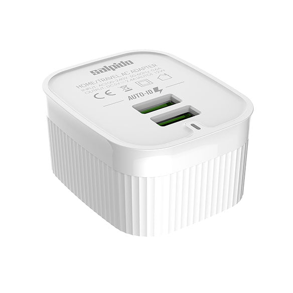 2.4A Dual USB AUTO-ID Fast Charger |  GD-WC02